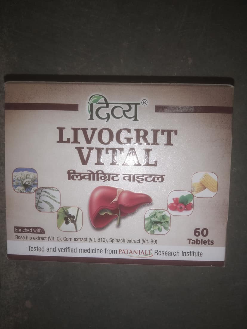 Divya Livogrit Vital 60 Tablets