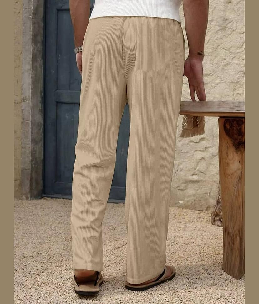 Nofilter Loose Men's Korean Pant - Beige ( Pack of 1 ) view 2