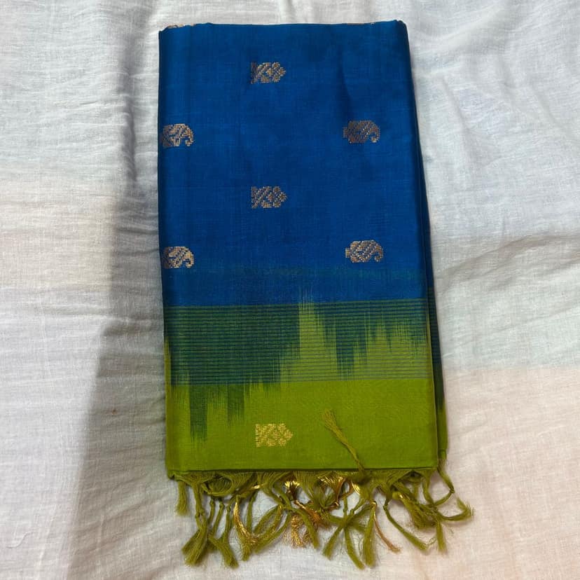 Pure silk cotton saree view 2