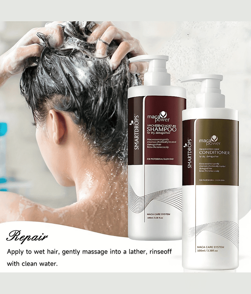 Keratin Hair Care Combo with Shampoo & Conditioner for Long & Strong Hair for Men & Women view 2