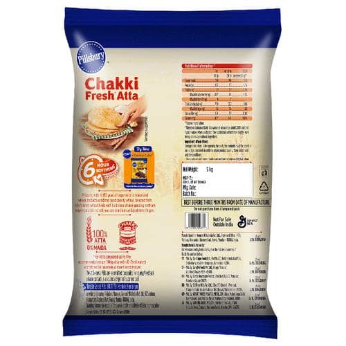 Pillsbury Chakki Fresh Atta, 5 Kg view 2