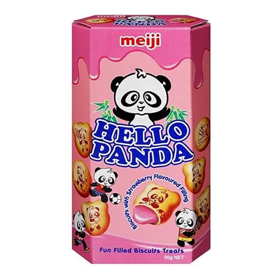 Hello Panda Biscuit With Strawberry Flavoured Filling-50g