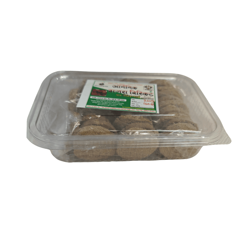 Organic Bajra Handmade Millet Biscuits view 2