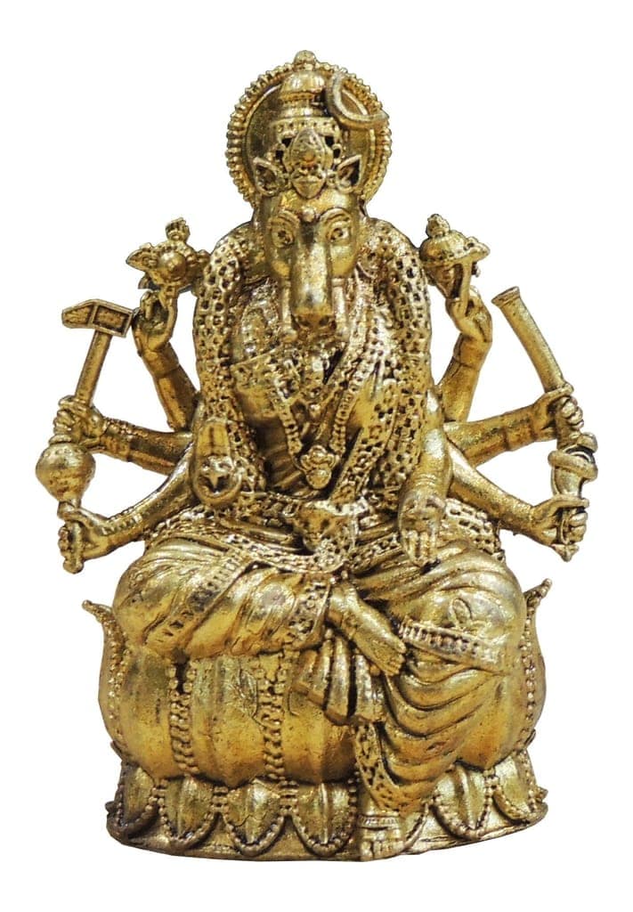 Brass Varaha Avatar Idol Statue, Small Size for Pooja Room, Height : 2.5 Inch (BSMAS1930 H) view 2