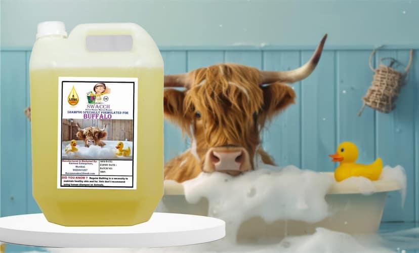 Swacch Shampoo Specially Formulated for Buffalo (5 litre) Lemon view 2