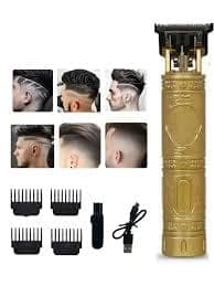 3-in-1 Men's Grooming Trimmer Kit with T-Blade, Foil Shaver and Nose Trimmer view 2