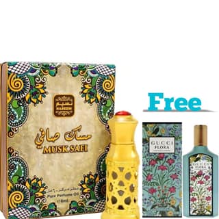 Musk Safi by Naseem Perfume Oil 6mL Pure Musk Scent Perfume With Free Perfume 100m Branded