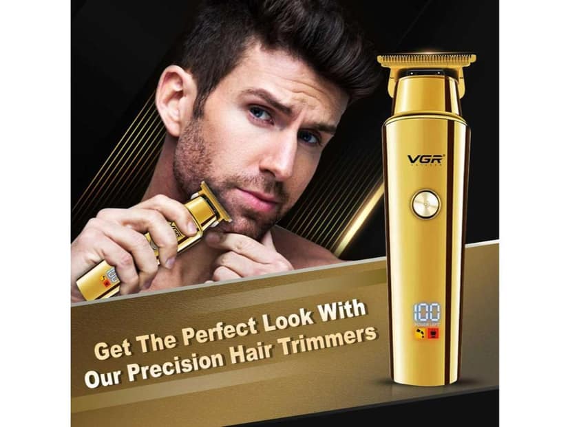 VGR V-947 Professional Trimmer 500 min Runtime 3 Length Settings (Gold) view 4