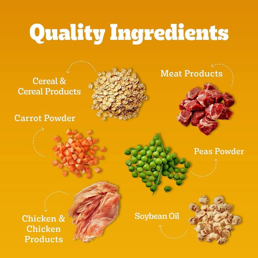 Pedigree Dry Food for Adult Dogs, Meat & Rice Flavour view 9