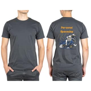 Trishoolin "Personal Spaceship" Abstract Theme Graphic T-Shirt (Design 10394) | Cotton Regular Fit Crew Neck Tee | Pack of 1