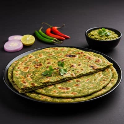 Green Chilli Paratha