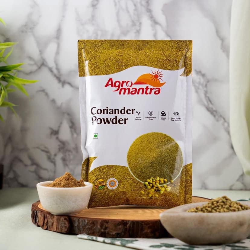 Agro Mantra Coriander Powder 200g | Freshly Ground & Aromatic | Sourced from Gujarat | Perfect for Curries, Spice Blends & Marinades | Preservative-Safe Indian Spice view 5