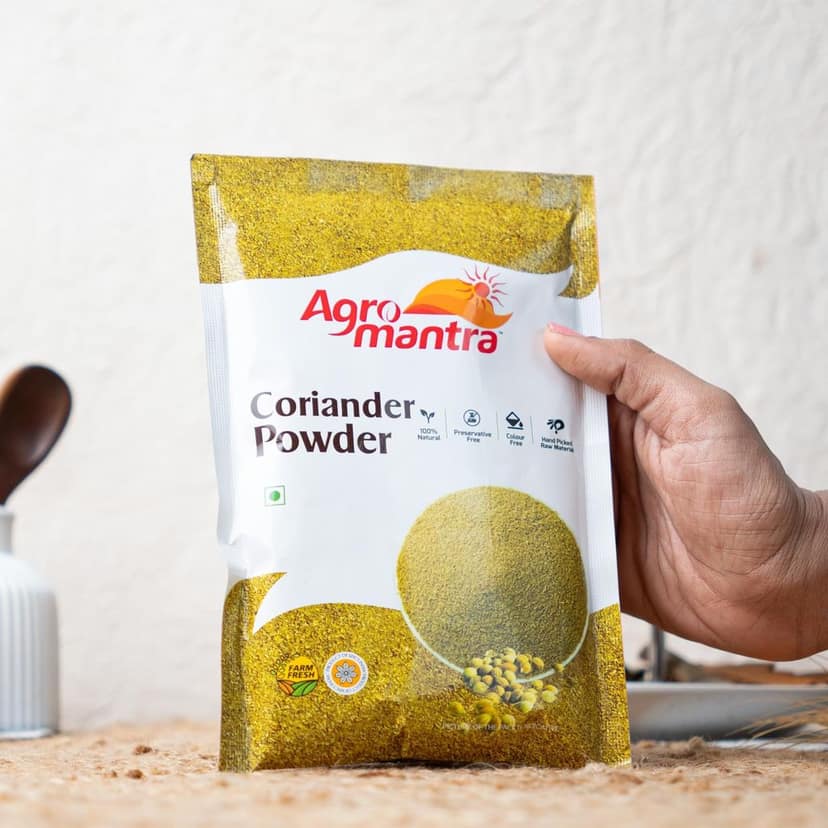 Agro Mantra Coriander Powder 200g | Freshly Ground & Aromatic | Sourced from Gujarat | Perfect for Curries, Spice Blends & Marinades | Preservative-Safe Indian Spice view 6