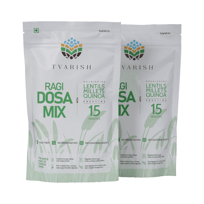 Tvarish Instant Ragi Dosa Mixes (2*200g) view 2