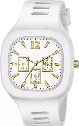 RED FISH Analog Watch - For Men New trending Black and White Square Dial Combo of 2 Analog Watch - For