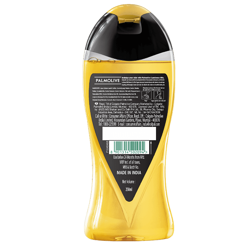 Palmolive Macadamia Oil & Peony Flower Luminous Oils Invigorating Moisturizing Shower Gel, 250 Ml view 2