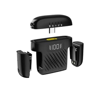 Sonic Vibe | Dual Wireless Microphones with Charging Case | UM1215BLK
