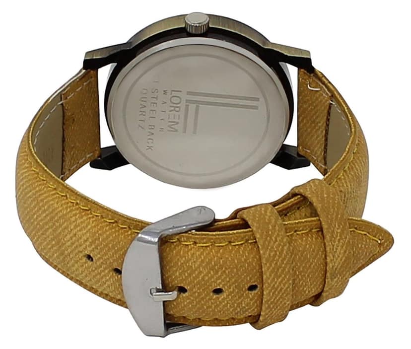 LOREM Never GiveUp Analog Watch for Men view 3
