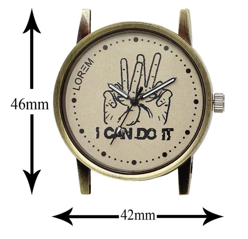 LOREM Never GiveUp Analog Watch for Men view 5