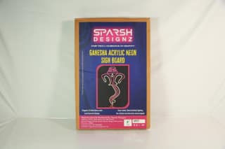 Ganesha Acrylic Neon Sign Board | Decorative LED Wall Sign | Spiritual Home Décor
