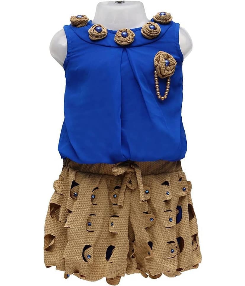 Zadmus Blended Tiered For Girls ( , Blue )