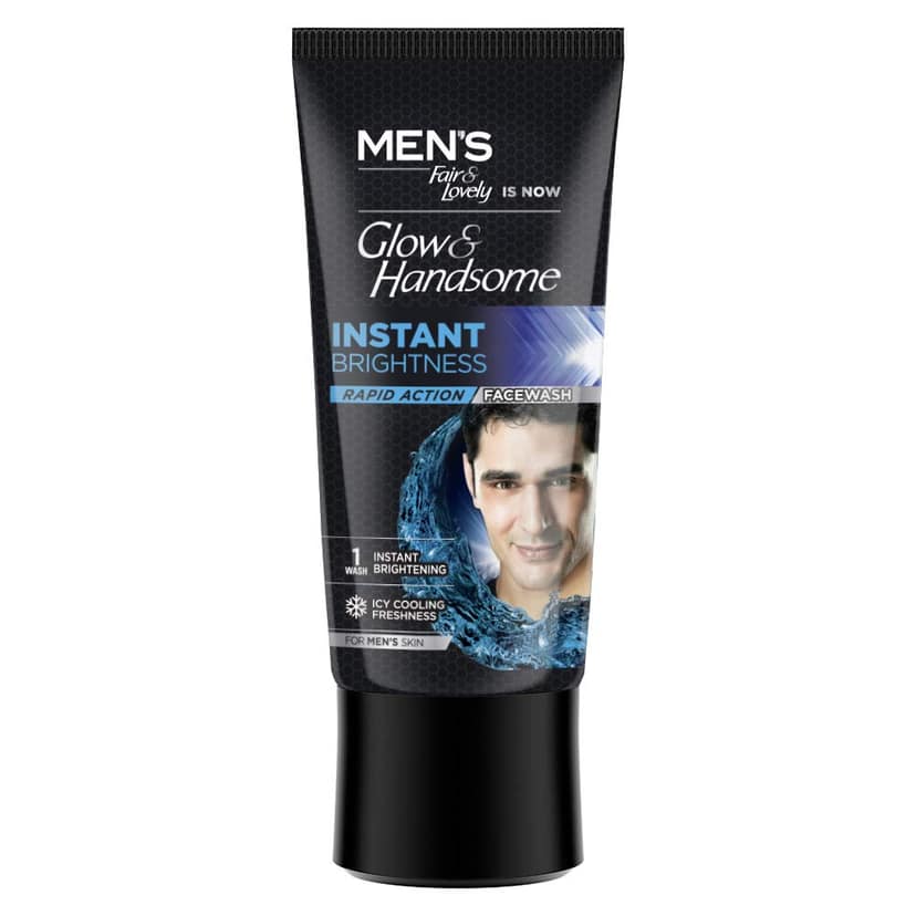Glow & Handsome Instant Brightness Rapid Action Facewash, 50 gm