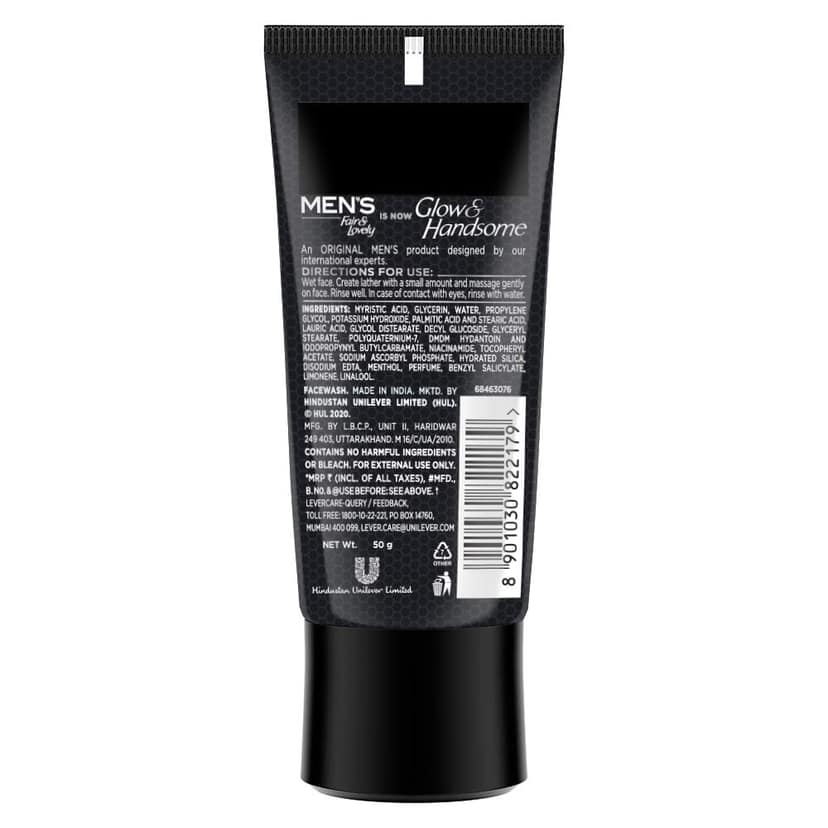 Glow & Handsome Instant Brightness Rapid Action Facewash, 50 gm view 2