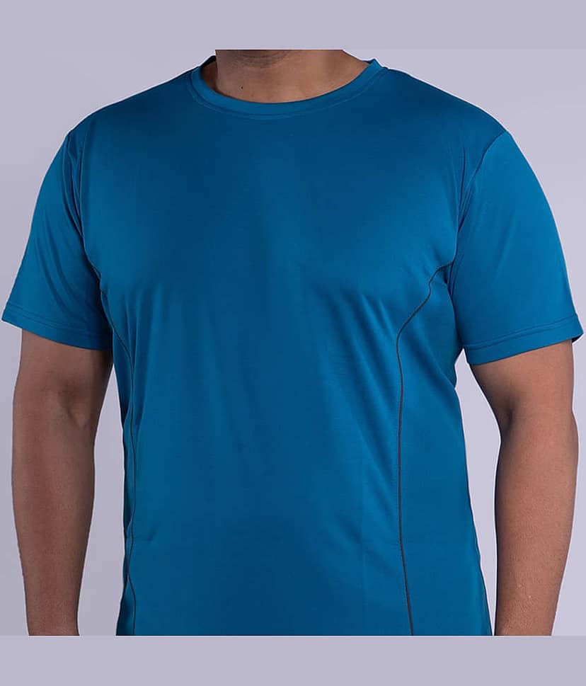 Xmex Pack of 1 Polyester Regular Fit Men's T-Shirt ( Dark Grey ) view 2
