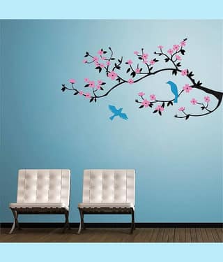 Inkfence Wall Sticker Birds ( 75 x 140 cms )