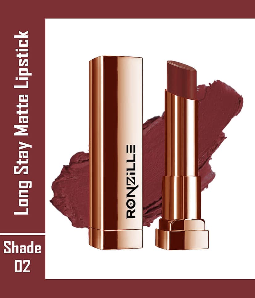 Ronzille Bubblegum Pink Matte Lipstick 4.5