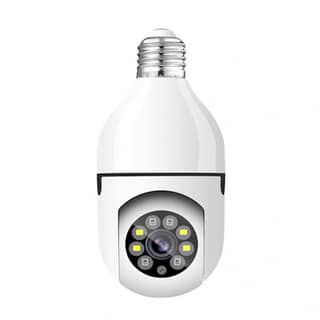 Wifi Camera | 3MP Indoor Bulb Camera Indoor 360Â° Smart Home Security Camera | Light Vision 24x7 Continuous Recording with Motion Sensor