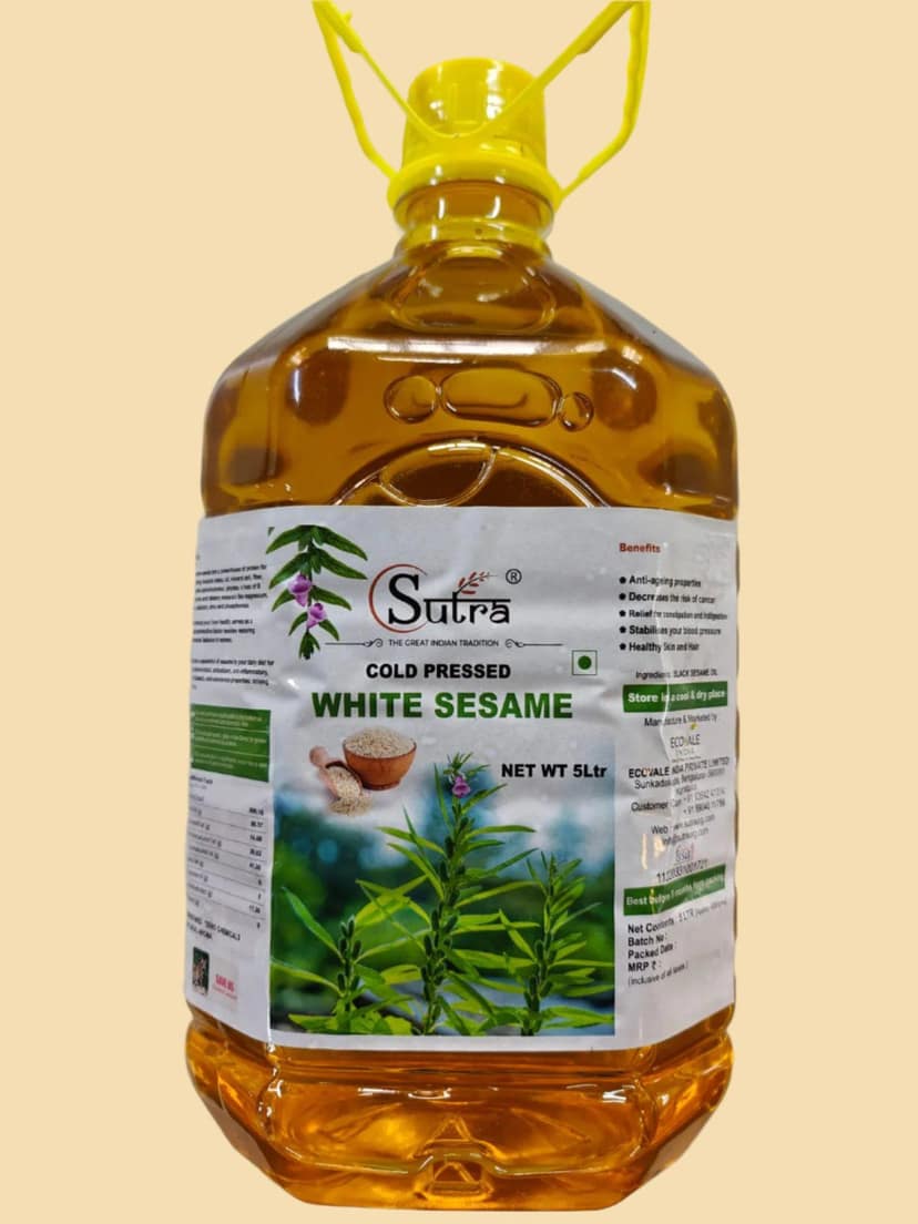 Sutra White Sesame Premium Oil, 5 L