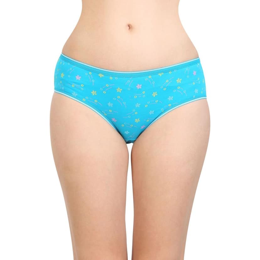 Bodycare women's combed cotton assorted Hipster Panty Pack of 6 ( E300D ) view 2