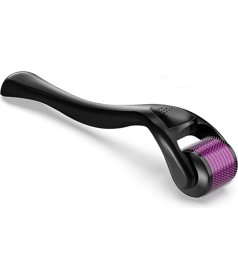 Premium Derma Roller 0.5mm 540 Micro Needles For Hair Growth, Acne Scars Removal