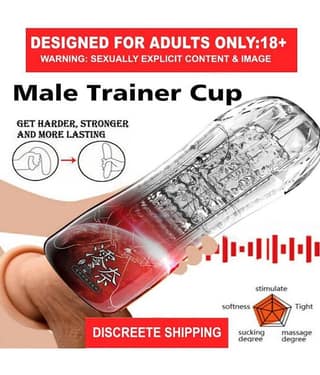 TRAIL MALE MASTURBATOR CUP REALISTIC VAGINA ANAL 3D SEX TOY FOR MEN by KAMAHOUSE