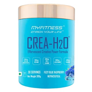 Myfitness Creatine Monohydrate Powder | 300g | Effervescent Pre Workout Power Formula | Creatine Powder With Betaine | Beta Alanine | L-Glutamine | Taurine | Electrolyte Blend
