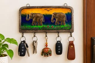 Handmade Copper Key Holder for Home and Wall Décor