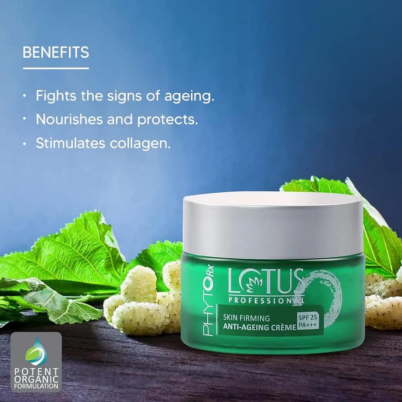 Lotus Herbals Phyto-Rx Skin Firming Anti-Ageing Creme SPF 25 Pa+++ (50gm) view 4