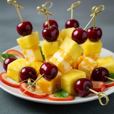Chess Cherry Pineapple Sticks