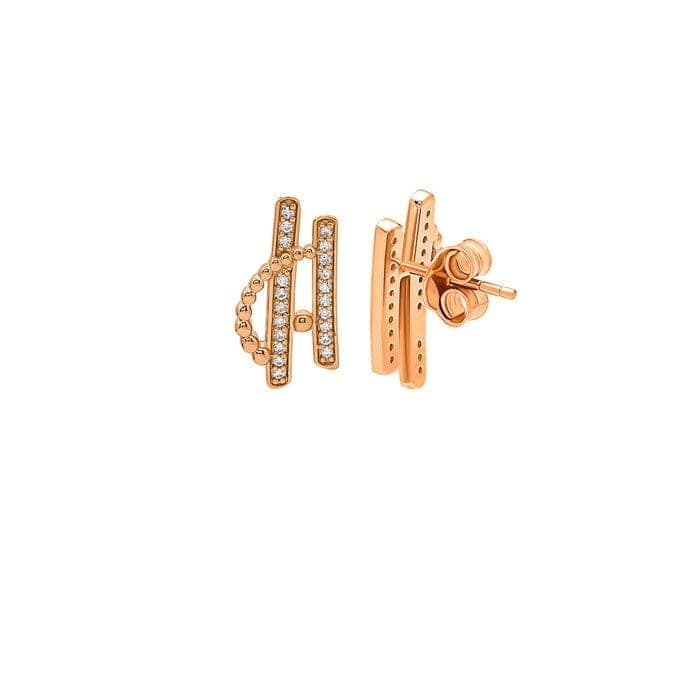 Rose Gold Celestial Earrings view 5