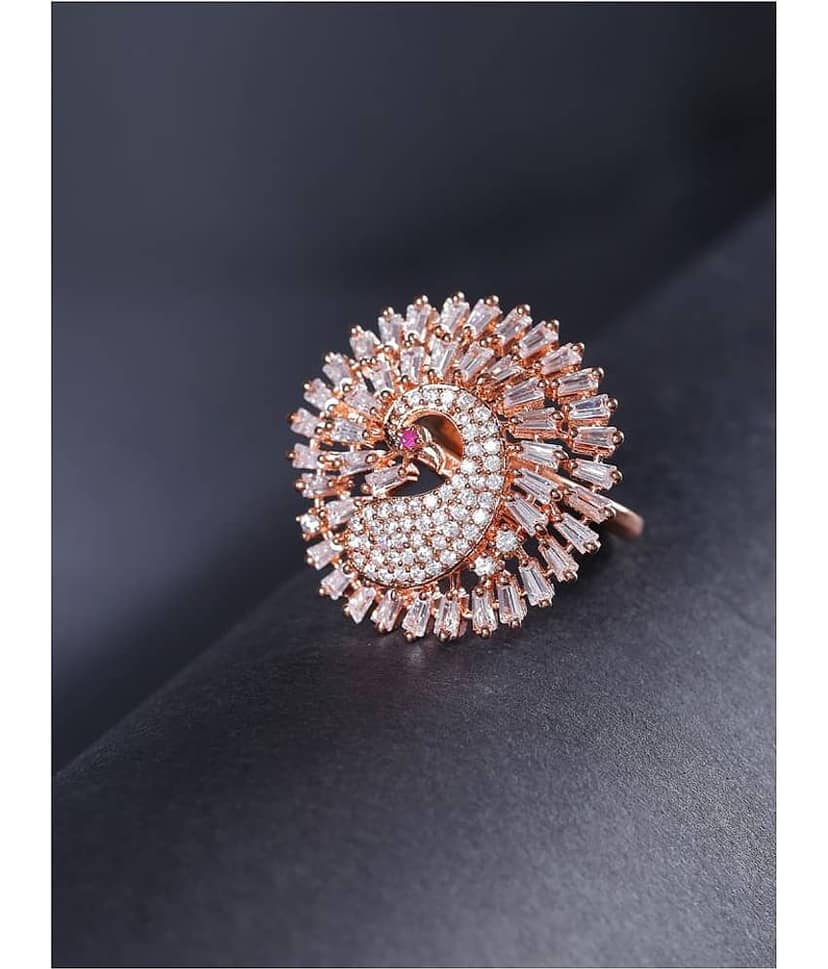 Priyaasi - Rose Gold Rings (Pack of 1)