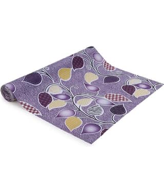 Single PVC Purple Kitchen Shelf Cover Cover