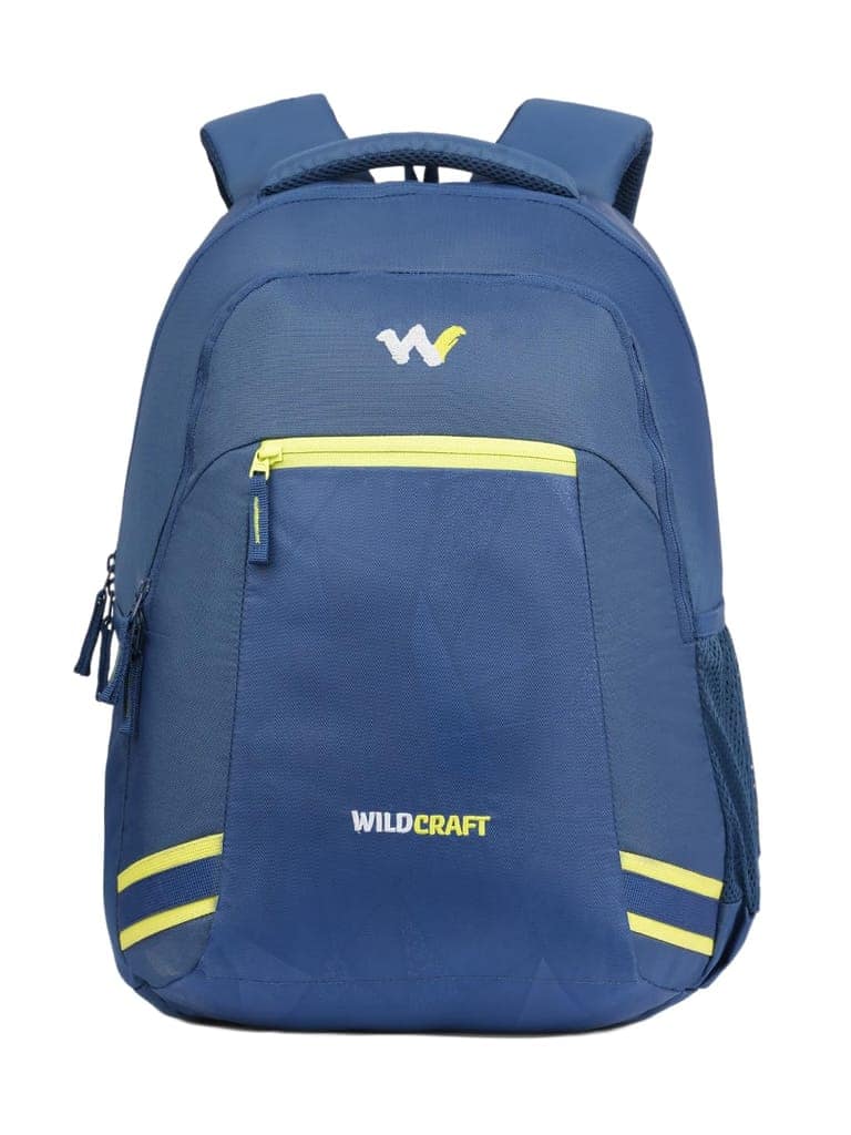Mosaic 2+1 compartment Laptop Backpack for Work and Travel| 37 litre Capacity|Premium Fabric| Padded Strap| Orgainzer| Water resistant |Blue