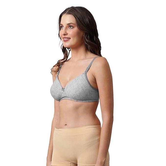 Be-wild Full coverage non wired casual t-shirt Padded bra for women and girls/ladies/everyday/fancy/adjustable/regular/cotton/seamless bra view 4