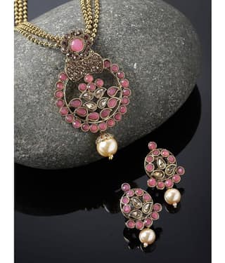 Sukkhi White Alloy Necklace Set ( Pack of 1 )