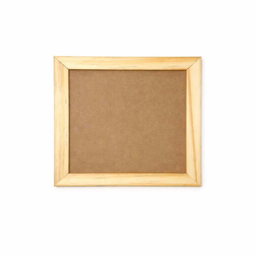 DEVESHA DIY Wooden MDF Frame Base, 8 x 8 Inch (Pack of 2) | Resin Frame for Art, Craft and Decoration view 2