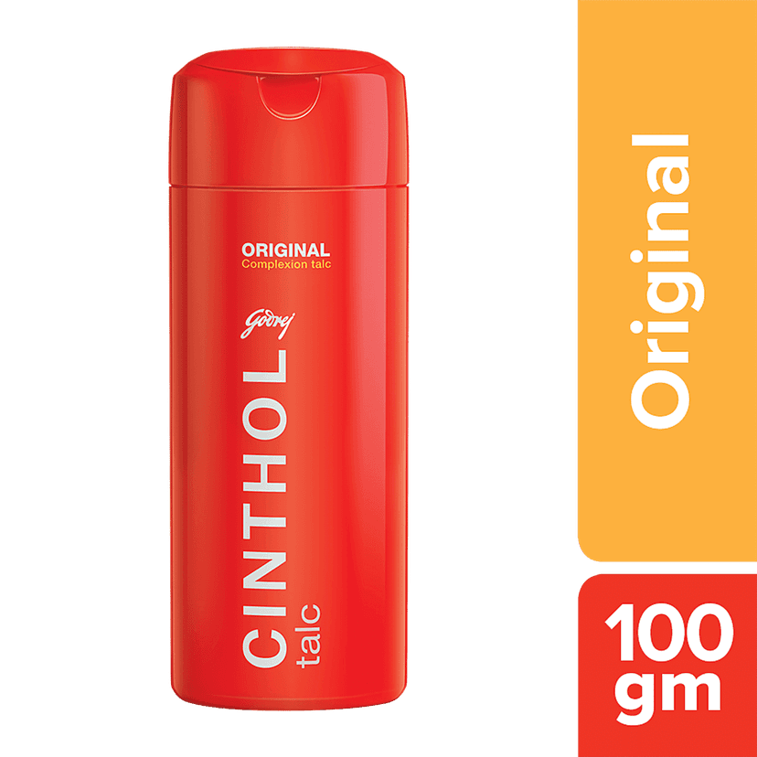 Cinthol Original Talc - Antiperspirant, Germ Protection, Lasting Fragrance, 100 G