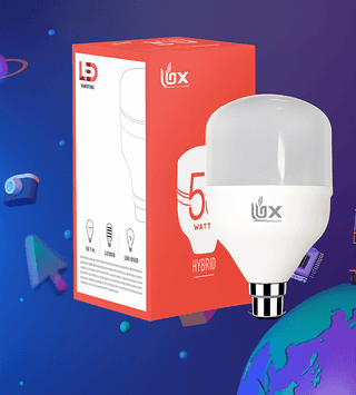 50W LED Bulb Cool White B22 Base (Pack of 01)