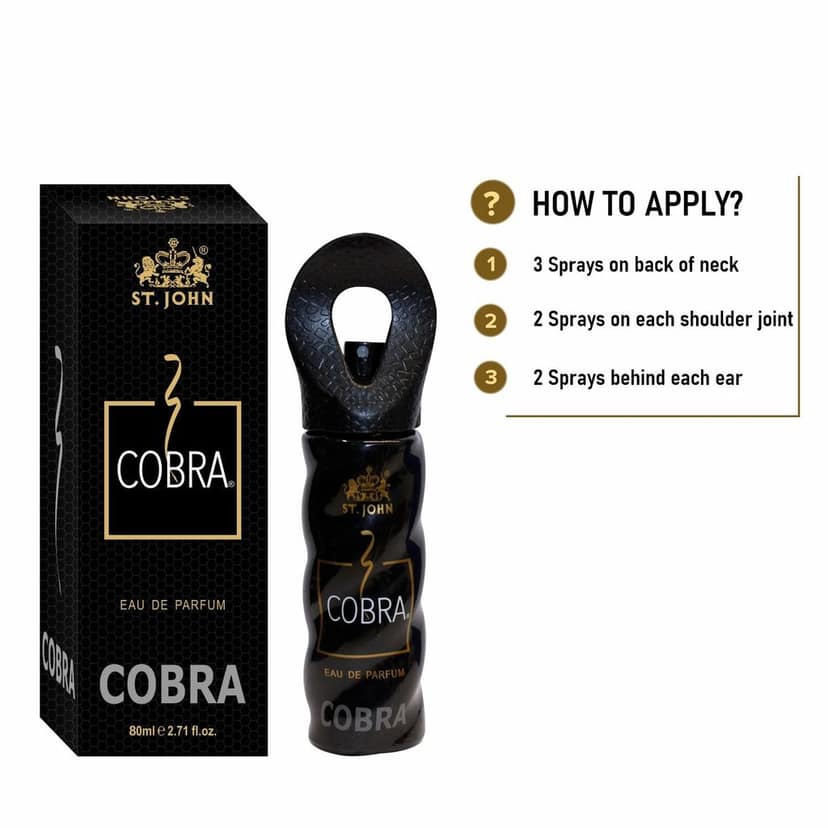 ST-JOHN Cobra Perfume Long Lasting 80 ML Eau de Parfum - 80 ml (For Men & Women) view 3