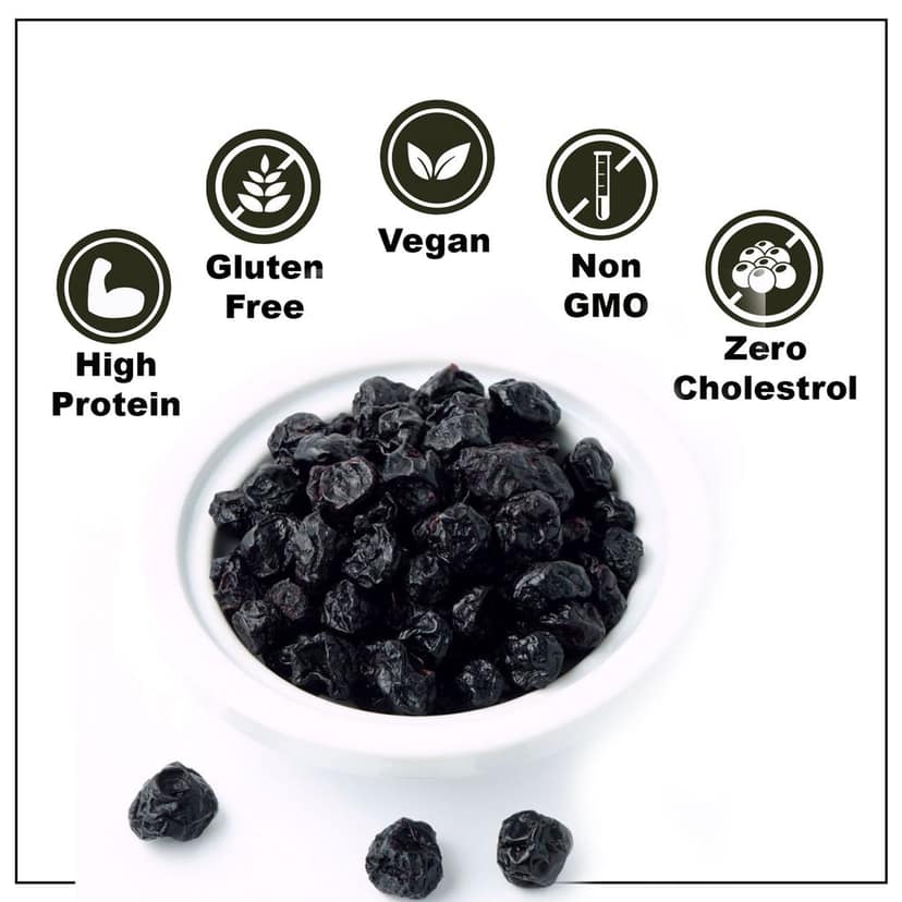 Wonderland Foods - Californian Whole & Dried Blueberry 150g Pouch view 6